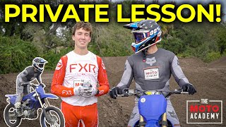 How to Jump a Dirt Bike! (Private Lesson)