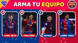 ARMA TU EQUIPO ⚽⭐EDICIÓN  BARCELONA 🔴🔵🏆✨  |  LWK  #laliga #barcelona