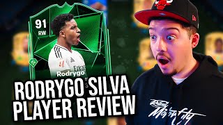 91 MODE MASTERY RODRYGO WAS SO WORTH IT! 91 Rodrygo Player Review - EA FC 25 Ultimate Team