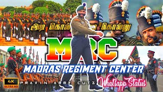 MRC WHATSAPP STATUS | MRC WHATSAPP STATUS TAMIL |MADRAS REGIMENT CENTER |INDIAN ARMY WHATSAPP STATUS