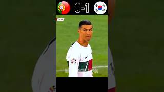 Portugal vs South Korea (3-1)⚽🔥😱😈#football #short video #cr7#viral video #ronaldo