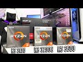 AMD Ryzen 3 3100/3200G/3600 Rx5700 Gaming Benchmark (12 Games Tested)