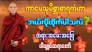 ကာမေသုမိစ္ဆာစာရကံဟာ အိမ်ထောင်ရှိသူနဲ့ ပြစ်မှားမှထိုက်တာမျိုးလား ? အခြား ဘယ်လိုပုံစံမျိုးထိုက်ပါသလဲ ?