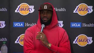 LeBron James praises improved team chemistry after Lakers' win over Spurs