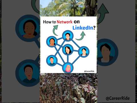 How to network on LinkedIn? #freshman #job #interview