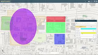 GIS Mapping Application - Drawing and Text