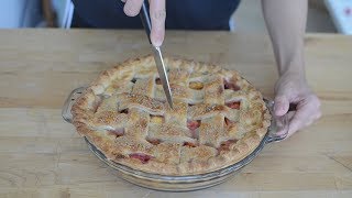 Easy as Peach Apricot Raspberry Pie