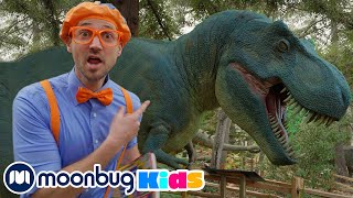 Natural History - Learn about Dinosaurs!・BLIPPI EXPLORES! | Educational Videos for Toddlers