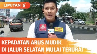 Live Report: Pantauan Kepadatan Lalu Lintas Pemudik di Jalur Selatan | Liputan 6