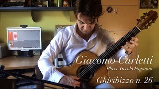 Giacomo Carletti plays Ghiribizzo n. 26 by Niccolò Paganini