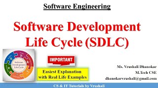SE 3 : SDLC | Software Development Life Cycle with Real Life Example |  Beginners