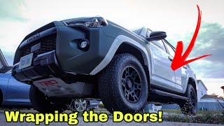 Wrapping the 2020 TRD PRO 4RUNNER Pt.2