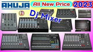 Ahuja All Model Dj Mixer & Live Program New Price List 2023