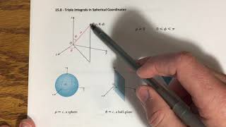 15.8 - Triple Integrals in Spherical Coordinates (Part 1)