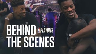 Behind the scenes of NBA Playoffs w/ Jimmy Butler | Brooklyn vs Philly