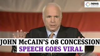 John Mccain S Humble 2008 Concession Speech