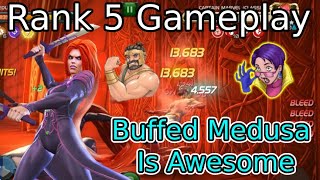 Buffed Medusa Gameplay! 6 Furies Without A Synergy \u0026 More Utility! | Marvel Contest Of Champions