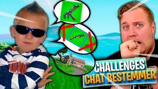 Fortnite, men chatten BESTEMMER CHALLENGE!