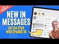 What's NEW in iPadOS 18 Messages? Text Effects, Message Scheduling, and More!