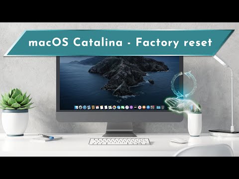 Mac : Factory reset / Fresh install ( macOS Catalina )