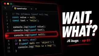 Why typeof null returns 'object' — a 25-year bug