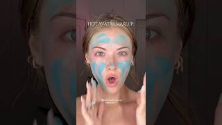 AVATAR MAKEUP β¨ππ¦ #makeupinspo #halloweenmakeup #avatarmakeup #trending