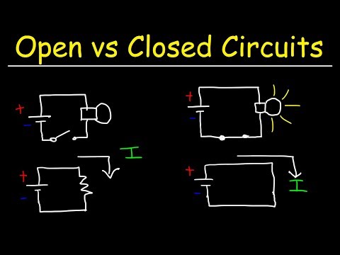 Can current flow in open circuit?