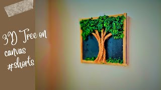 3D tree #shorts #walldecor #craft