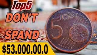 What's Worth MORE 5 Euro Coins from Italy France Germany Spain?#rarecoins#Italycoin