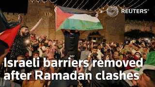 Israeli barriers removed after Ramadan clashes