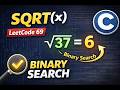 Sqrt(x) | LeetCode 69 | Brute Force Approach in C