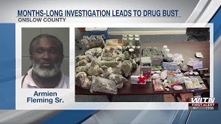 Pender County man arrested after several pounds of fentanyl & marijuana found during drug bust