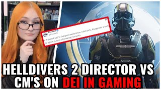 Helldivers 2 Director STANDS AGAINST DEI In Games While The CMs Are Woke LUNATICS Who BAN Players