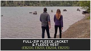 Eddie Bauer EB200 EB201 EB204 \u0026 EB205 Fleece Jacket \u0026 Vest  - Buy at ApparelnBags.com