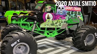 NEW 2020 Axial Racing SMT10 Grave Digger Unboxing Overview and Setup - Netcruzer RC