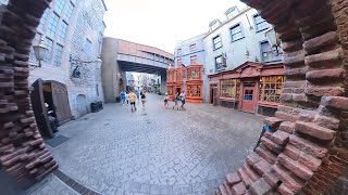 Diagon Alley tour VR360 Insta360 X3 WWHP 2022  Universal Orlando