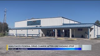 Man facing federal drug charge on Greyhound bus coming from Mobile