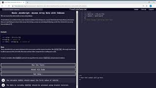Basic JavaScript (39/111) | Access Array Data with Indexes | freeCodeCamp