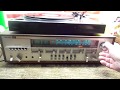 DEMO OF RARE VINTAGE AUDIO REFLEX AGS-156 STEREO RECEIVER FOR SALE