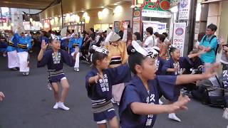 中村橋阿波おどり 久米川連-2017.9.3-流し踊り