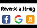 Reverse a String | reverse string leetcode | reverse string python | leetcode 344