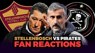 STELLENBOSCH FC VS ORLANDO PIRATES  | FAN REACTIONS | OVF LIVE SHOW CLIPS