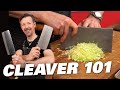 How to Use a Chinese Cleaver - Knife Skills