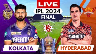 🔴 IPL 2024 Live: KKR vs SRH, Final | IPL Live Score & Commentary | Kolkata vs Hyderabad Live Match