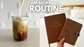 7 AM Minimalist Morning Routine | Simple + Healthy Habits
