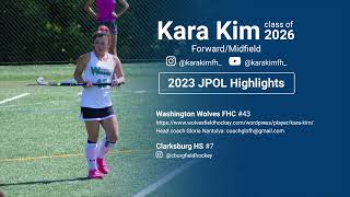 Kara Kim Class of 2026 - JPOL Highlights u16 2023