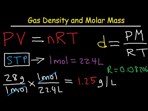 Gas Density and Molar Mass Formula, Examples, and Practice Problems Gas Density and Molar Mass Formula, Examples, and Practice Problems