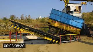 ROTATING TYPE HYDRAULIC TRACTOR TROLLEY TIPPLER - KAMAKSHI ENGINEERING BELGAUM MAKE