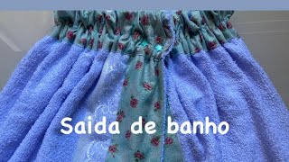 Como fazer saída de banho  com toalha