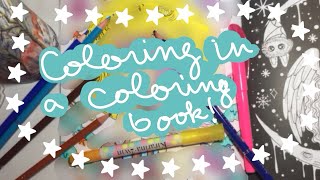 Coloring w/ Kalour Colored Pencils in a Coloring Book 🎨🦄🪐